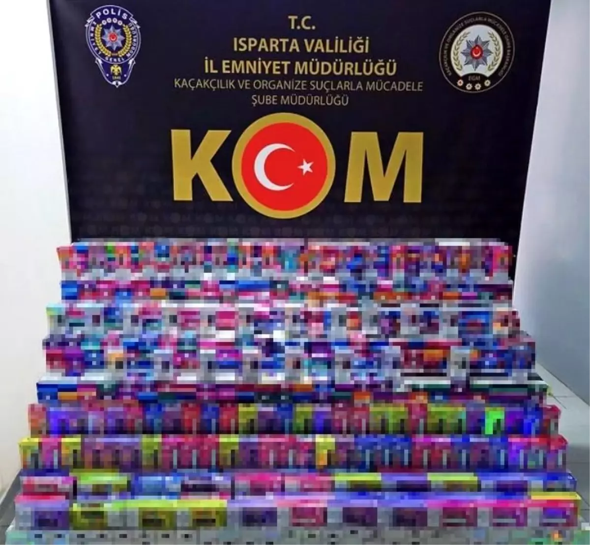 Isparta’da Kaçak Elektronik Sigara Operasyonu
