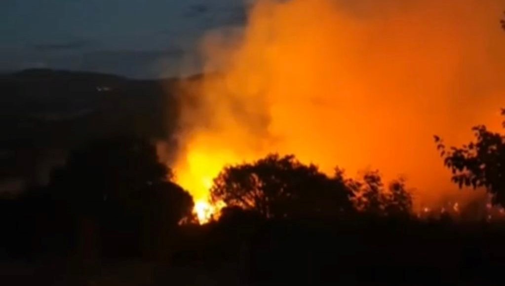 balikesirde yangin yol kenarinda basladi ormana sicradi L2a9Gmnu