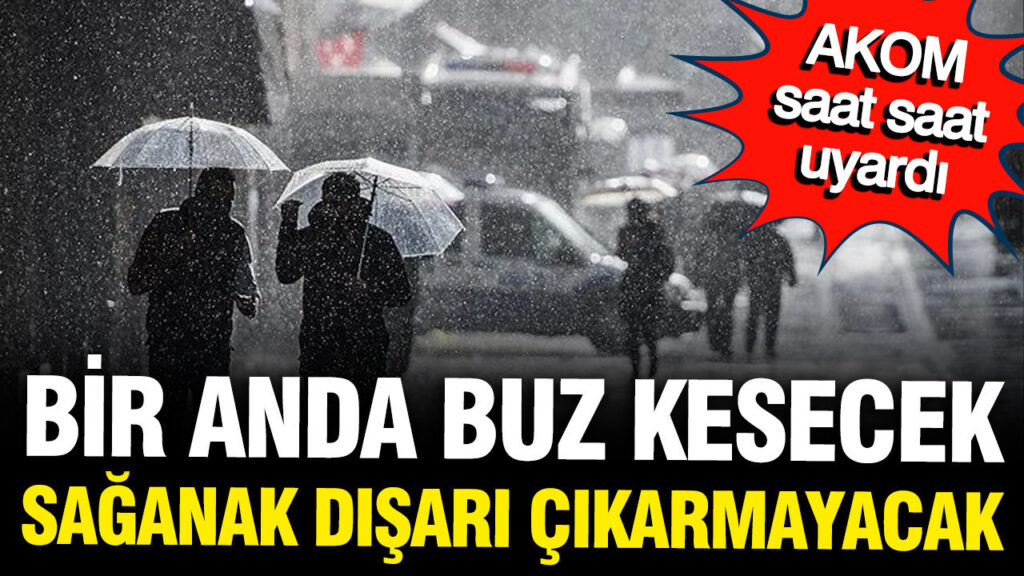 İstanbul İçin Hava Alarmı: Şiddetli Yağış ve Dondurucu Soğuk Geliyor
