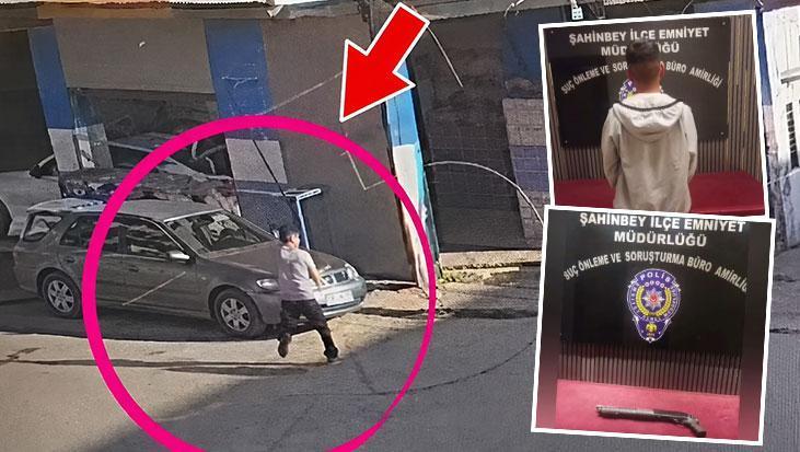 Gaziantep’te Pompalı Tüfekle Taciz Olayı: Dehşet Anları Güvenlik Kamerasında